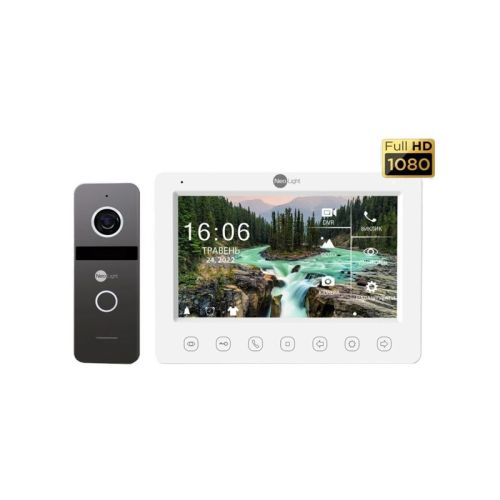 Комплект видеодомофона Neolight NeoKit FHD PRO Graphite (KAPPA + HD + SOLO FHD)