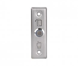 Кнопка виходу СКУД Atis Exit-811L для вузьких дверей з LED-підсвічуванням