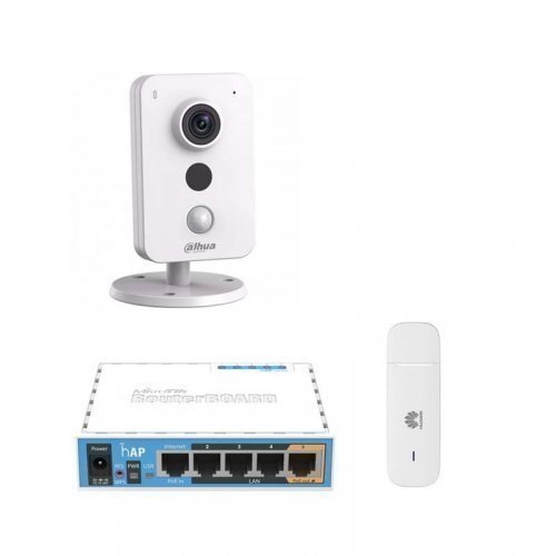 3G комплект видеонаблюдения с IP камерой DH-IPC-K35P
