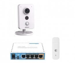 3G комплект видеонаблюдения с IP камерой DH-IPC-K35P
