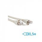 Патч-корд CNM Secure FTP 0.5м Cat.5e литой серый RJ45, CU