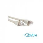 Патч-корд CNM Secure FTP 20м Cat.5e литой серый RJ45, CU