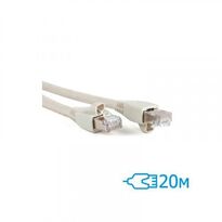 Патч-корд CNM Secure FTP 20м Cat.5e литой серый RJ45, CU