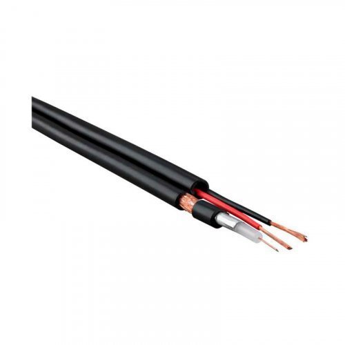 Коаксиальный кабель Eurosat RG-59+2*0.5mm, Медь, наружный