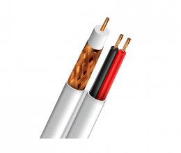 Коаксиальный кабель Trinix RG-59+2*0.5mm, Медь внутренний