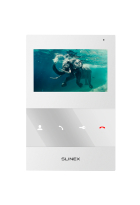 Аналоговий домофон із сенсорними кнопками Slinex SQ-04 White