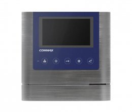 Видеодомофон Commax CDV-43M Blue + Dark Silver сенсорные кнопки