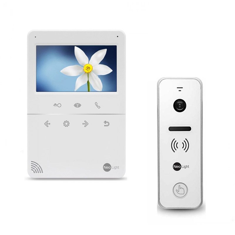 

Комплект домофона neolight optima white и neolight tetta