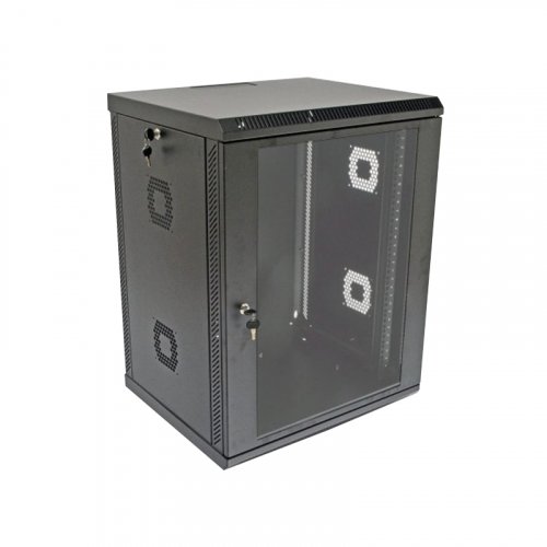 Серверный шкаф MGSWA156B, шкаф 15U, 600х600х743 мм (Ш*Г*В)