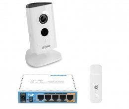3G комплект видеонаблюдения с IP камерой DH-IPC-C15P