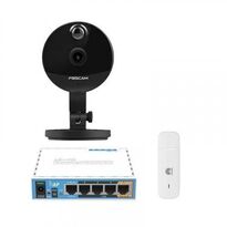  3G комплект видеонаблюдения с IP камерой Foscam C1