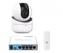 3G комплект с IP камерой Hikvision DS-2CV2Q01FD-IW