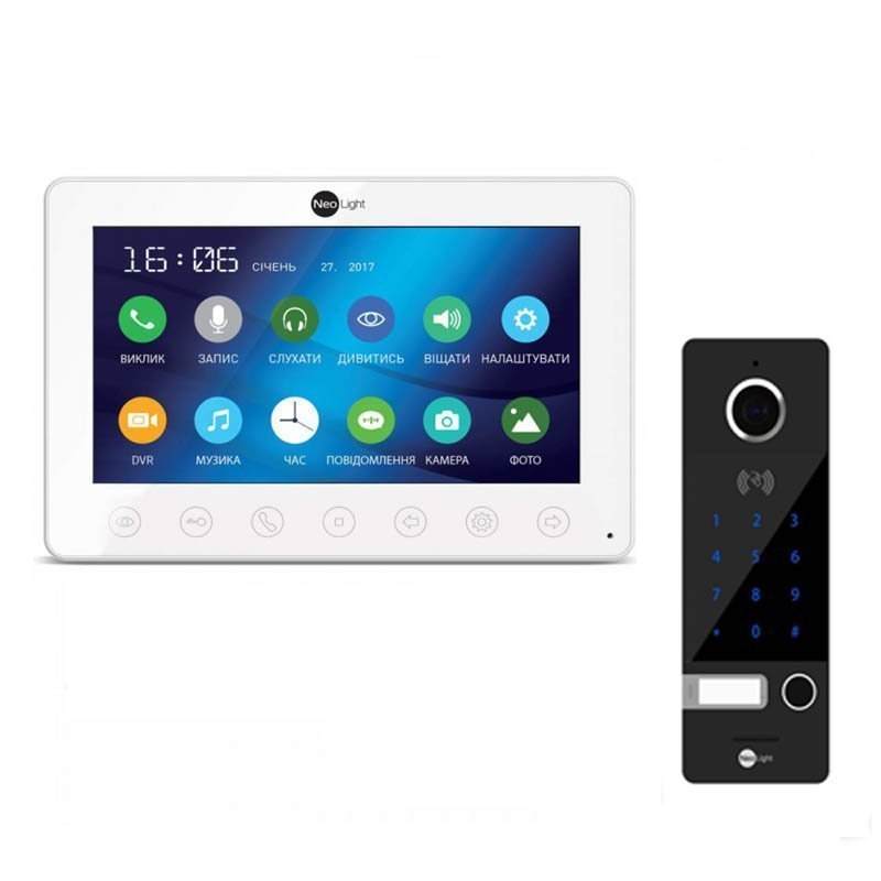 

Комплект домофона neolight omega+ и neolight optima id key