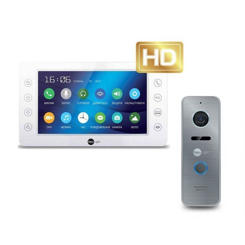 

Комплект домофона neolight kappa+ hd и neolight prime hd silver