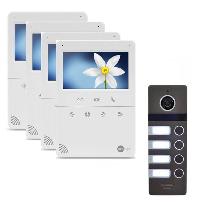 

Комплект домофона neolight tetta и neolight mega/4