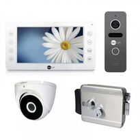 Комплект домофона  NeoLight Kappa+ и NeoLight Solo + Atis Lock SS + камера