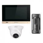 Комплект домофону Dahua DH-VTH1550CHM та Dahua DHI-VTO2101E-P-S1 + камера