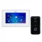 Комплект домофона  Dahua DHI-VTH5221DW-S2 и Dahua DH-VTO2111D-WP