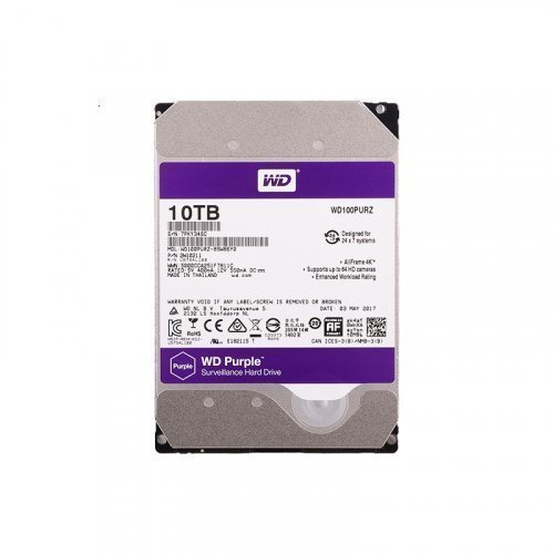 Жесткий диск HDD Western Digital Purple 10TB 256MB WD100PURZ 3.5 SATA III