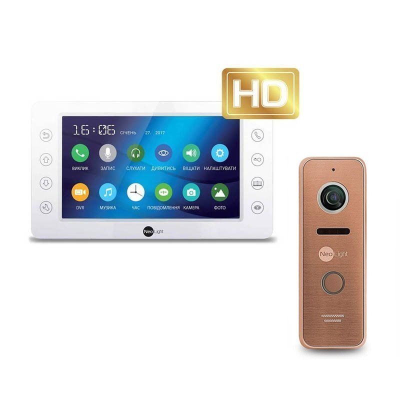

Комплект домофона neolight mezzo hd и neolight prime hd bronze