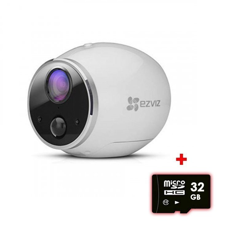 

Автономная уличная wi-fi ip видеокамера 1Мп ezviz mini trooper (cs-cv316)