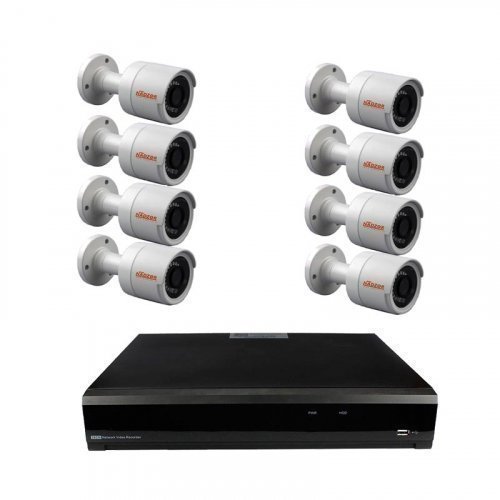 IP комплект видеонаблюдения Nadzor IP-4M-8OUT-HDD-PoE