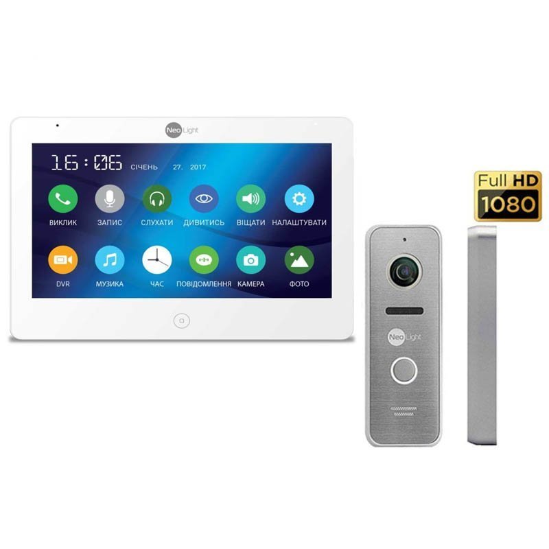 

Комплект домофона neolight mezzo hd и neolight prime fhd (pro) silver