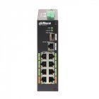 Коммутатор Dahua DH-LR2110-8ET-120 8-портовый ePoE