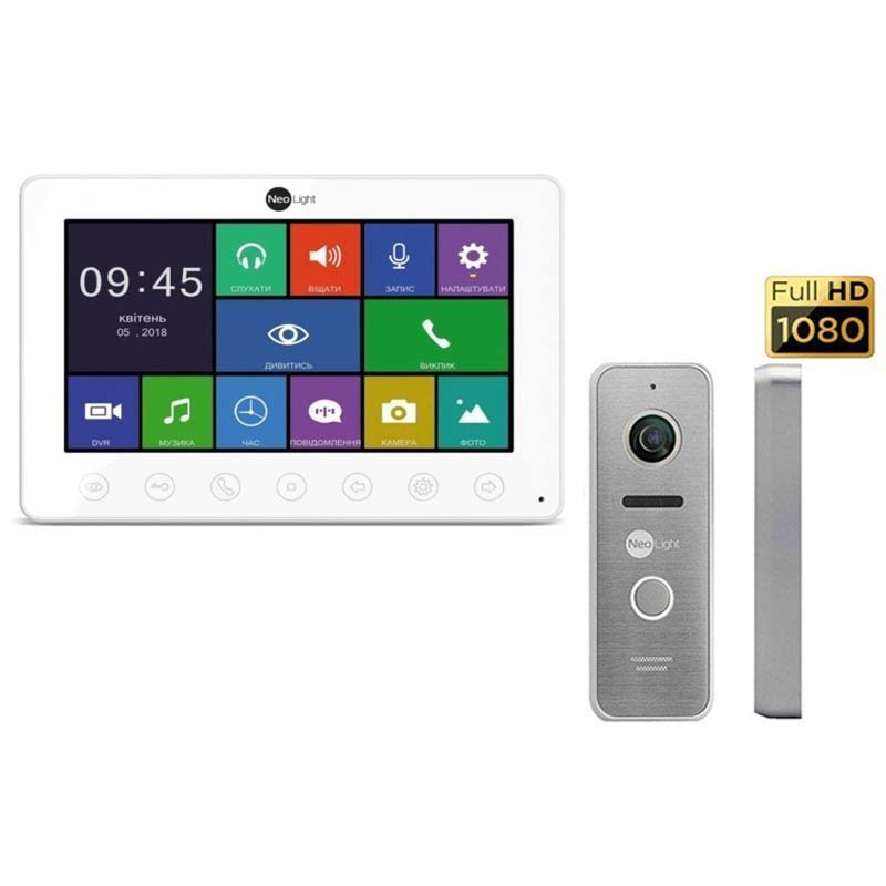 

Комплект домофона neolight omega+ hd и neolight prime fhd (pro) silver