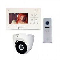 Комплект домофона  Tantos Lilu lux и Tantos iPanel 2 Metal + камера