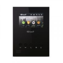 Відеодомофон із записом та PoE BAS-IP AU-04LA Black