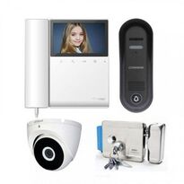 Комплект домофона  Commax CDV-43K2 и Commax DRC-4CPN3 + камера + ARNY Rim SS