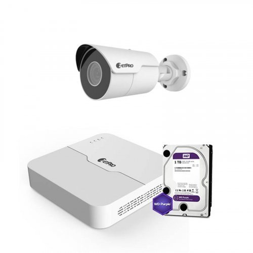 IP комплект видеонаблюдения ZetPro IP-8M-1OUT-Lite