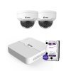 IP комплект видеонаблюдения ZetPro IP-4M-2DOME-Pro