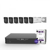 IP комплект видеонаблюдения ZetPro IP-8M-6OUT-Pro