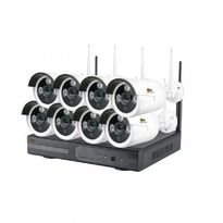 IP комплект видеонаблюдения Partizan Outdoor Wireless Kit 1MP 8xIP v1.0