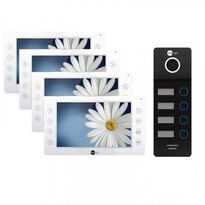 Комплект домофона  Neolight Kappa+ HD и NeoLight MEGA/4 HD Black