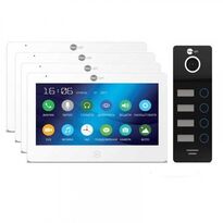 Комплект домофона  NeoLight Mezzo HD и NeoLight MEGA/4 HD Black