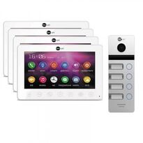 Комплект домофона  Neolight Omega+ HD и NeoLight MEGA/4 HD Silver