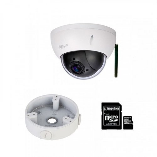 IP комплект видеонаблюдения для парадного с камерой DH-SD22204UE-GN-W + монтаж