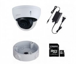 IP комплект видеонаблюдения для парадного с камерой Dahua DH-IPC-HDBW2230EP-S-S2 (3.6 мм) + монтаж