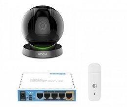 3G комплект видеонаблюдения с IP камерой IMOU Ranger Pro (Dahua IPC-A26HP)