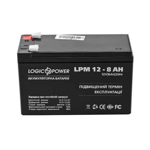LogicPower AGM LPM 12 - 8,0 AH