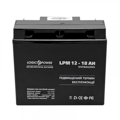 LogicPower AGM LPM 12 - 18 AH
