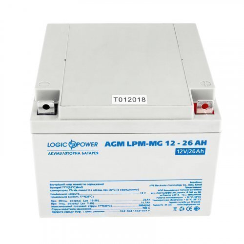 LogicPower AGM LPM-MG 12 - 26 AH