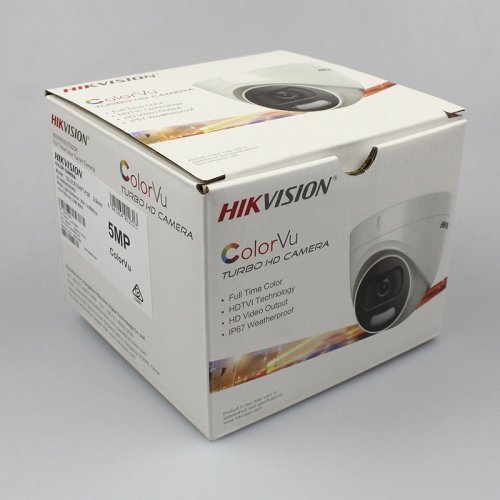 Купольная THD Видеокамера 5МП Hikvision DS-2CE72HFT-F28 (2.8 мм)