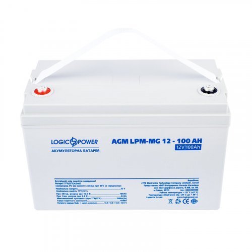 LogicPower AGM LPM-MG 12 - 100 AH