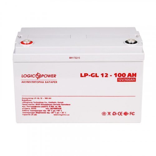 LogicPower LP-GL 12 - 100 AH SIVLER