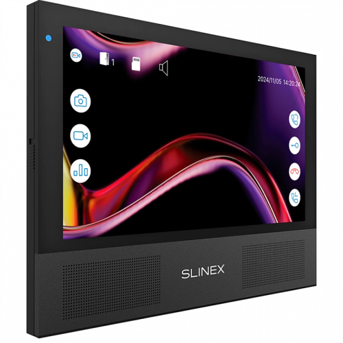 Відеодомофон із сенсорним екраном та записом Slinex Sonik 7 Black