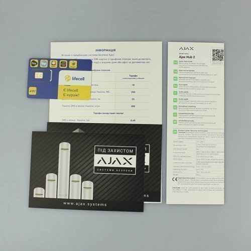 Комплект сигнализации Ajax StarterKit Cam (белый)